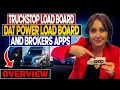 Truckstop load board DAT power load board and brokers Apps overview