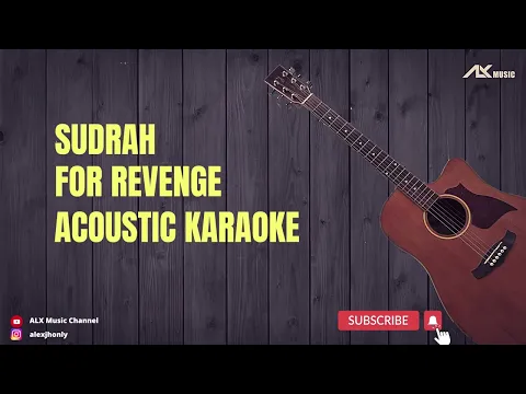 Download MP3 For Revenge - Sadrah [ Acoustic Karaoke with Chord \u0026 Lyric ]