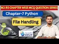 M3 R5 Chapter-7 O Level Chapter wise Important MCQ Question O level Python exam Prepration
