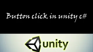 Call a Function using Button click unity c tutorial