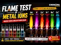 Flame Test of Metal Ions