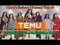 Temu Plus Size Clothing Haul 2025 Plus Size Fall Fashion 2025 Capsule Wardrobe Tasha St James