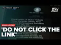 Do not click the link Bogus DMV text phishing scam targets drivers
