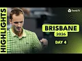 Lagu Medvedev vs Tiafoe, Lehecka, Korda, Tien \u0026 Opelka Feature | Brisbane 2026 Day 4 Highlights