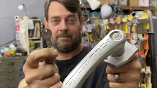 Key Making for Tuff Shed Lock with Lishi Clipper - a key blank worked though