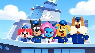 Eps.51 Akhir Seri Kota Air! Pertempuran Besar!🌊⚔️| Kepala Polisi Labrador | BabyBus Bahasa Indonesia