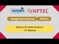 Python For Data Science Week 2 NPTEL Answers My Swayam