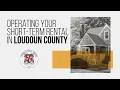 Operating a short-term residential rental in Loudoun County