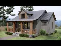 Cozy 2-Bedroom Small Cabin Tour Peaceful Nature Retreat