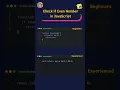 Check if Even Number in JavaScript