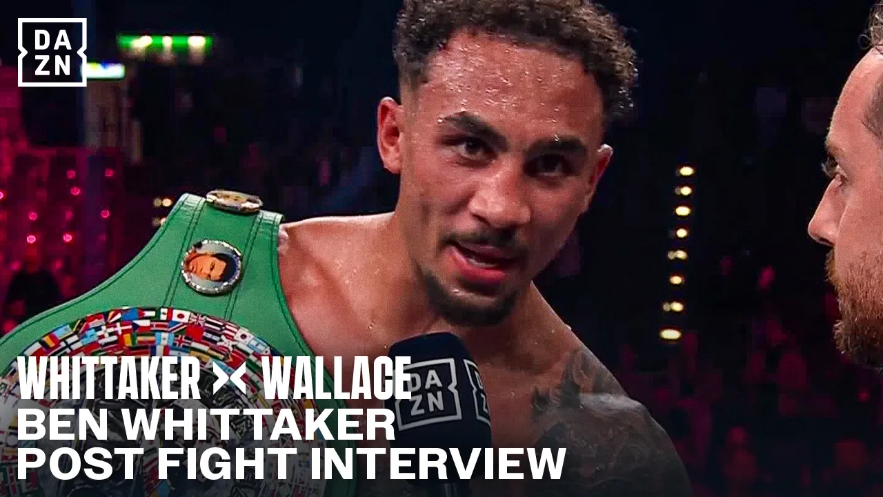 "IT WAS TOO EASY" Ben Whittaker REACTS to defeating Wallace and is open for the REMATCH!