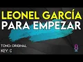 Leonel García - Para Empezar - Karaoke Instrumental