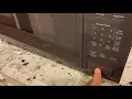 How to fix GE Profile microwave door stuck on close part 2