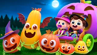 Five Little Halloween Pumpkins | Learn Numbers | Halloween Songs | Kids Songs | BabyBus