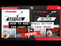 How To Make Website DARK MODE Dark Theme Website Design Using HTML CSS JS