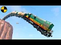 Download Lagu Trains vs Cliff 😱 BeamNG.Drive