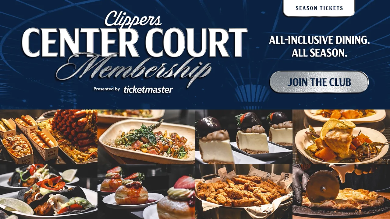 LA Clippers — Clippers Center Court Membership - VIP Access, Dining, and More (YouTube video ad)