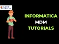 Informatica MDM Tutorial Informatica MDM Online Training Informatica MDM course Cloudfoundation