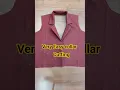 Very Easy Collar Cutting Make a coat collar in 5 minutes