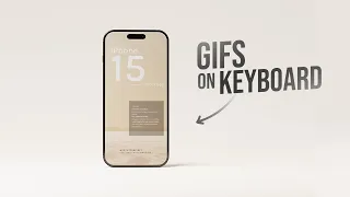 How to Get Gifs on iPhone Keyboard tutorial