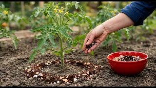 just one simple homemade mix and weak tomatoes recover fast 