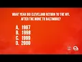 Danita Harris and Trent Magill take on Browns trivia