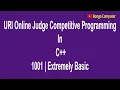 Learn How To Solve URI Online Judge C Coding Extremely Basic