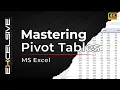Mastering Pivot Table Techniques in Excel Comprehensive Tutorial