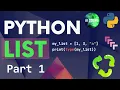 Python List Data Type - Part 1