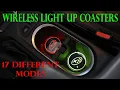 Light up LED cup coasters for your car or truck AoonuAuto