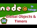 In Telugu Global Objects and Timers