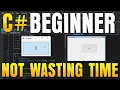 Visual Studio C Windows Forms Beginner Tutorial with Clickable Button Counter in Short