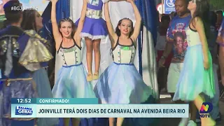 Joinville terá dois dias de Carnaval na Avenida Beira Rio