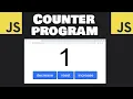 JavaScript COUNTER PROGRAM