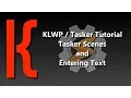 Tutorial - Tasker Scenes and Entering Text to Show in Your Kustom Live Wallpaper