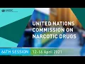 64th Commission on Narcotic Drugs Intervention by Drug Policy Director John Walsh