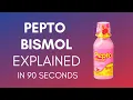 How Does Pepto Bismol Work
