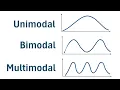 Statistics Unimodal vs Bimodal vs Multimodal Distributions
