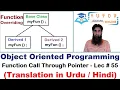 Function Call through Pointer Object Function Overriding OOP C LECTURE - 55