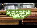 Testing Zig Clean Color Real Brush pens in LOTS of different colouring books Adult Colouring