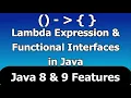 Lambda Expression in Java Functional Interfaces in Java Java 8 Features