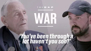 old soldier meets young soldier the gap ladbiblestories