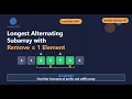 Solution to LeetCode 3830 Longest Alternating Subarray Weekly Contest 487