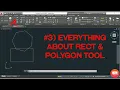 How To Draw Rectangle Polygon in AutoCAD Master Rectangle Command in 6 Min