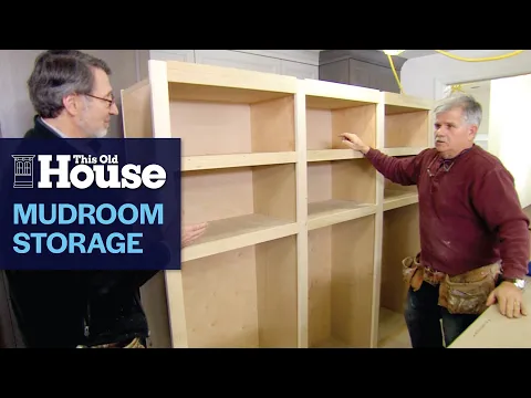 How to Build a Mudroom Storage Wall