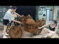 Download Lagu Girl's CHALLENGE: Restoring a 1993 HONDA CB250cc motorbike abandoned by her uncle for over 20 years.
