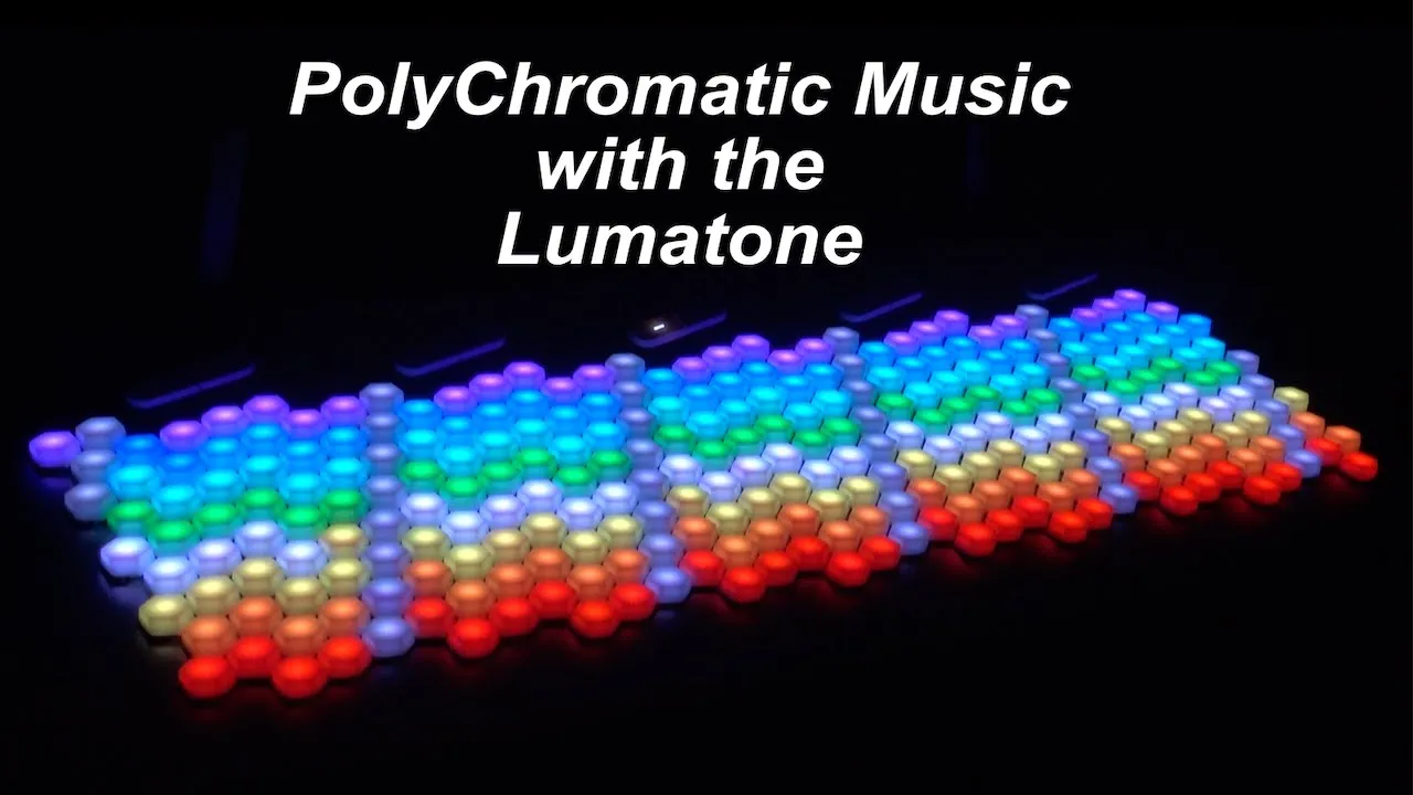 PolyChromatic Music with the Lumatone