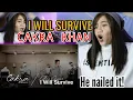 Download Lagu CAKRA KHAN - I will survive ( cover ) I REACTION VIDEO MP3