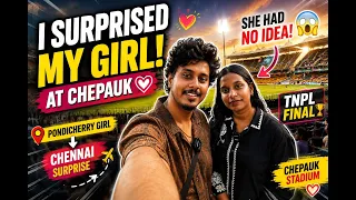 From Long Distance to Chepauk ❤️ |  Surprised My Fiancé! | TNPL FINAL #tnplfinal #tnpl10 #surprise