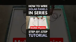 Solar panels series Connection